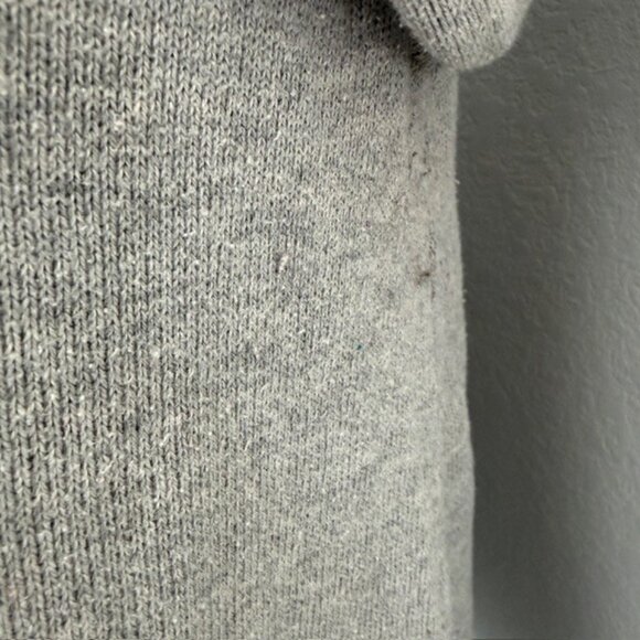 EDDIE BAUER Gray Cowl Turtleneck Tunic Sweater Medium - Picture 13 of 13